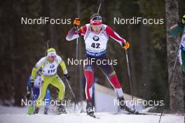 06.12.2018, Pokljuka, Slovenia (SLO): Simon Eder (AUT) - IBU world cup biathlon, individual men, Pokljuka (SLO). www.nordicfocus.com. © Manzoni/NordicFocus. Every downloaded picture is fee-liable.