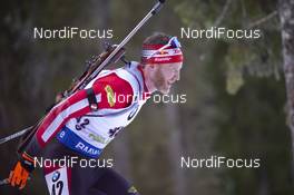 06.12.2018, Pokljuka, Slovenia (SLO): Simon Eder (AUT) - IBU world cup biathlon, individual men, Pokljuka (SLO). www.nordicfocus.com. © Manzoni/NordicFocus. Every downloaded picture is fee-liable.