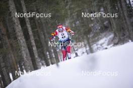 06.12.2018, Pokljuka, Slovenia (SLO): Simon Eder (AUT) - IBU world cup biathlon, individual men, Pokljuka (SLO). www.nordicfocus.com. © Manzoni/NordicFocus. Every downloaded picture is fee-liable.