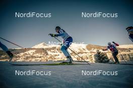 14.12.2018, Davos, Switzerland (SUI): Nathalie Von Siebenthal (SUI) - FIS world cup cross-country, training, Davos (SUI). www.nordicfocus.com. © Modica/NordicFocus. Every downloaded picture is fee-liable.