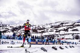 16.02.2019, Soldier Hollow, United States of America (USA): Johannes Thingnes Boe (NOR) -  IBU world cup biathlon, pursuit men, Soldier Hollow (USA). www.nordicfocus.com. © Manzoni/NordicFocus. Every downloaded picture is fee-liable.