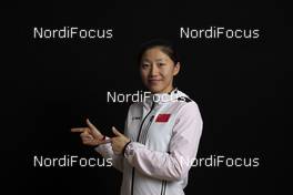 29.11.2018, Pokljuka, Slovenia (SLO): Yan Zhang (CHN) - IBU world cup biathlon, photoshooting, Pokljuka (SLO). www.nordicfocus.com. © Manzoni/NordicFocus. Every downloaded picture is fee-liable.