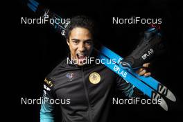 23.11.2018, Ruka, Finland, (FIN): Richard Jouve (FRA) - FIS world cup cross-country, photoshooting, Ruka (FIN). www.nordicfocus.com. © NordicFocus. Every downloaded picture is fee-liable.