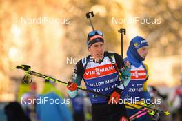 16.01.2019, Ruhpolding, Germany (GER): Quentin Fillon Maillet (FRA) -  IBU world cup biathlon, training, Ruhpolding (GER). www.nordicfocus.com. © Tumashov/NordicFocus. Every downloaded picture is fee-liable.