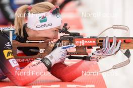 15.01.2019, Ruhpolding, Germany (GER): Marte Olsbu Roeiseland (NOR) -  IBU world cup biathlon, training, Ruhpolding (GER). www.nordicfocus.com. © Tumashov/NordicFocus. Every downloaded picture is fee-liable.