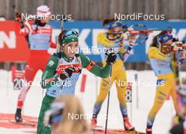 15.01.2019, Ruhpolding, Germany (GER): Lisa Vittozzi (ITA) -  IBU world cup biathlon, training, Ruhpolding (GER). www.nordicfocus.com. © Tumashov/NordicFocus. Every downloaded picture is fee-liable.