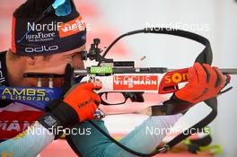 16.01.2019, Ruhpolding, Germany (GER): Quentin Fillon Maillet (FRA) -  IBU world cup biathlon, training, Ruhpolding (GER). www.nordicfocus.com. © Tumashov/NordicFocus. Every downloaded picture is fee-liable.