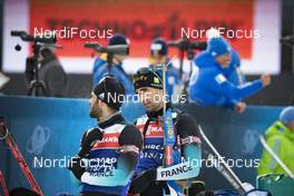 23.01.2019, Antholz, Italy (ITA): Simon Fourcade (FRA), Martin Fourcade (FRA), (l-r) -  IBU world cup biathlon, training, Antholz (ITA). www.nordicfocus.com. © Manzoni/NordicFocus. Every downloaded picture is fee-liable.