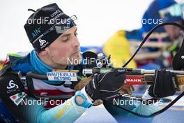 23.01.2019, Antholz, Italy (ITA): Simon Desthieux (FRA) -  IBU world cup biathlon, training, Antholz (ITA). www.nordicfocus.com. © Manzoni/NordicFocus. Every downloaded picture is fee-liable.