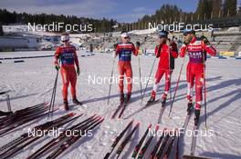 20.03.2019, Oslo, Norway (NOR): Scott Gow (CAN), Christian Gow (CAN), (l-r) - IBU world cup biathlon, training, Oslo (NOR). www.nordicfocus.com. © Manzoni/NordicFocus. Every downloaded picture is fee-liable.