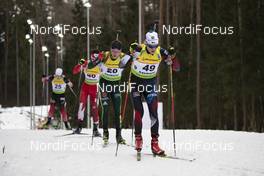 20.02.2019, Minsk-Raubichi, Belarus (BLR): Anton Babikov (RUS), Adam Vaclavik (CZE), (l-r) - IBU Open European championships biathlon, individual men, Minsk-Raubichi (BLR). www.nordicfocus.com. © Manzoni/NordicFocus. Every downloaded picture is fee-liable.