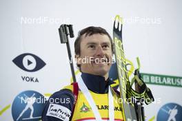 20.02.2019, Minsk-Raubichi, Belarus (BLR): Krasimir Anev (BUL) - IBU Open European championships biathlon, individual men, Minsk-Raubichi (BLR). www.nordicfocus.com. © Manzoni/NordicFocus. Every downloaded picture is fee-liable.