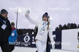 20.02.2019, Minsk-Raubichi, Belarus (BLR): Darya Domracheva (BLR) - IBU Open European championships biathlon, individual men, Minsk-Raubichi (BLR). www.nordicfocus.com. © Manzoni/NordicFocus. Every downloaded picture is fee-liable.