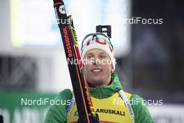 20.02.2019, Minsk-Raubichi, Belarus (BLR): Karol Dombrovski (LTU) - IBU Open European championships biathlon, individual men, Minsk-Raubichi (BLR). www.nordicfocus.com. © Manzoni/NordicFocus. Every downloaded picture is fee-liable.