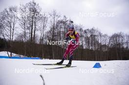 20.02.2019, Minsk-Raubichi, Belarus (BLR): Andrejs Rastorgujevs (LAT) - IBU Open European championships biathlon, individual men, Minsk-Raubichi (BLR). www.nordicfocus.com. © Manzoni/NordicFocus. Every downloaded picture is fee-liable.