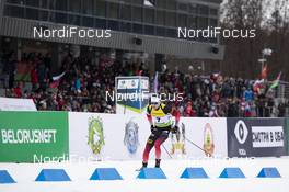 20.02.2019, Minsk-Raubichi, Belarus (BLR): Tarjei Boe (NOR) - IBU Open European championships biathlon, individual men, Minsk-Raubichi (BLR). www.nordicfocus.com. © Manzoni/NordicFocus. Every downloaded picture is fee-liable.