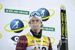 20.02.2019, Minsk-Raubichi, Belarus (BLR): Endre Stroemsheim (NOR) - IBU Open European championships biathlon, individual men, Minsk-Raubichi (BLR). www.nordicfocus.com. © Manzoni/NordicFocus. Every downloaded picture is fee-liable.