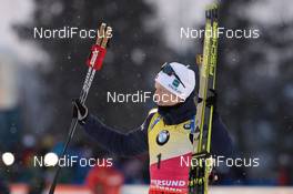 10.03.2019, Oestersund, Sweden (SWE): Johannes Thingnes Boe (NOR) - IBU world championships biathlon, pursuit men, Oestersund (SWE). www.nordicfocus.com. © Tumashov/NordicFocus. Every downloaded picture is fee-liable.