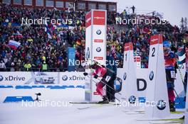 10.03.2019, Oestersund, Sweden (SWE): Johannes Thingnes Boe (NOR) - IBU world championships biathlon, pursuit men, Oestersund (SWE). www.nordicfocus.com. © Manzoni/NordicFocus. Every downloaded picture is fee-liable.