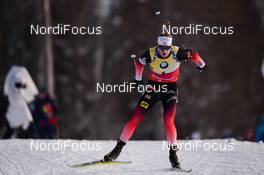 10.03.2019, Oestersund, Sweden (SWE): Johannes Thingnes Boe (NOR) - IBU world championships biathlon, pursuit men, Oestersund (SWE). www.nordicfocus.com. © Tumashov/NordicFocus. Every downloaded picture is fee-liable.