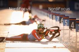 11.03.2019, Oestersund, Sweden (SWE): Lisa Theresa Hauser (AUT) - IBU world championships biathlon, training, Oestersund (SWE). www.nordicfocus.com. © Tumashov/NordicFocus. Every downloaded picture is fee-liable.