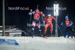 04.12.2019, Oestersund, Sweden, (SWE): Simon Eder (AUT), Tero Seppala (FIN) - IBU world cup biathlon, individual men, Oestersund (SWE). www.nordicfocus.com. © Nico Manzoni/NordicFocus. Every downloaded picture is fee-liable.