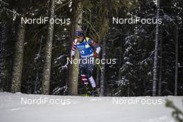 01.12.2019, Oestersund, Sweden, (SWE): Leif Nordgren (USA) - IBU world cup biathlon, sprint men, Oestersund (SWE). www.nordicfocus.com. © Nico Manzoni/NordicFocus. Every downloaded picture is fee-liable.