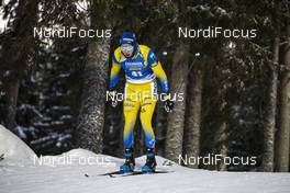 01.12.2019, Oestersund, Sweden, (SWE): Sebastian Samuelsson (SWE) - IBU world cup biathlon, sprint men, Oestersund (SWE). www.nordicfocus.com. © Nico Manzoni/NordicFocus. Every downloaded picture is fee-liable.