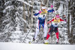 03.01.2019, Oberstdorf, Germany (GER): Sadie Bjornsen (USA), Teresa Stadlober (AUT), (l-r)  - FIS world cup cross-country, tour de ski, pursuit women, Oberstdorf (GER). www.nordicfocus.com. © Modica/NordicFocus. Every downloaded picture is fee-liable.