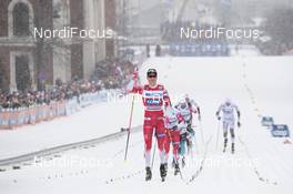 12.03.2019, Drammen, Norway (NOR): Johannes Hoesflot Klaebo (NOR) - FIS world cup cross-country, individual sprint, Drammen (NOR). www.nordicfocus.com. © Lyngstad/NordicFocus. Every downloaded picture is fee-liable.