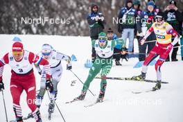 22.03.2019, Quebec, Canada (CAN): Federico Pellegrino (ITA), Johannes Hoesflot Klaebo (NOR), (l-r)  - FIS world cup cross-country, individual sprint, Quebec (CAN). www.nordicfocus.com. © Modica/NordicFocus. Every downloaded picture is fee-liable.