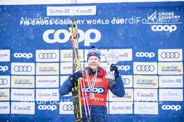 22.03.2019, Quebec, Canada (CAN): Johannes Hoesflot Klaebo (NOR) - FIS world cup cross-country, individual sprint, Quebec (CAN). www.nordicfocus.com. © Modica/NordicFocus. Every downloaded picture is fee-liable.