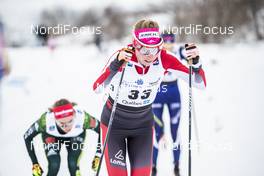 23.03.2019, Quebec, Canada (CAN): Teresa Stadlober (AUT) - FIS world cup cross-country, mass women, Quebec (CAN). www.nordicfocus.com. © Modica/NordicFocus. Every downloaded picture is fee-liable.