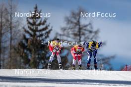23.02.2019, Seefeld, Austria (AUT): Krista Parmakoski (FIN), Heidi Weng (NOR), (l-r)  - FIS nordic world ski championships, cross-country, skiathlon women, Seefeld (AUT). www.nordicfocus.com. © Modica/NordicFocus. Every downloaded picture is fee-liable.