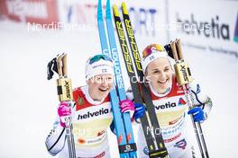 24.02.2019, Seefeld, Austria (AUT): Maja Dahlqvist (SWE), Stina Nilsson (SWE), (l-r)  - FIS nordic world ski championships, cross-country, team sprint, Seefeld (AUT). www.nordicfocus.com. © Modica/NordicFocus. Every downloaded picture is fee-liable.