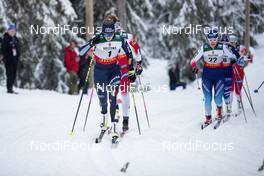 29.11.2019, Ruka, Finland (FIN): Lucia Scardoni (ITA), Nadine Faehndrich (SUI), (l-r)  - FIS world cup cross-country, individual sprint, Ruka (FIN). www.nordicfocus.com. © Modica/NordicFocus. Every downloaded picture is fee-liable.