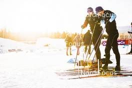 06.12.2019, Lillehammer, Norway (NOR): SUI Athletes testing ski   - FIS world cup cross-country, training, Lillehammer (NOR). www.nordicfocus.com. © Modica/NordicFocus. Every downloaded picture is fee-liable.