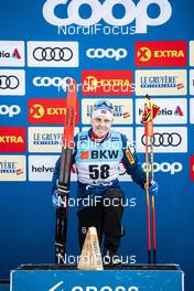 15.12.2019, Davos, Switzerland (SUI): Simen Hegstad Krueger (NOR) - FIS world cup cross-country, 15km men, Davos (SUI). www.nordicfocus.com. © Modica/NordicFocus. Every downloaded picture is fee-liable.