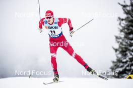 14.12.2019, Davos, Switzerland (SUI): Gleb Retivykh (RUS) - FIS world cup cross-country, individual sprint, Davos (SUI). www.nordicfocus.com. © Modica/NordicFocus. Every downloaded picture is fee-liable.