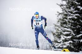14.12.2019, Davos, Switzerland (SUI): Francesco De Fabiani (ITA) - FIS world cup cross-country, individual sprint, Davos (SUI). www.nordicfocus.com. © Modica/NordicFocus. Every downloaded picture is fee-liable.