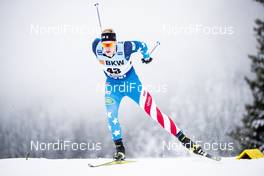 14.12.2019, Davos, Switzerland (SUI): Logan Hanneman (USA) - FIS world cup cross-country, individual sprint, Davos (SUI). www.nordicfocus.com. © Modica/NordicFocus. Every downloaded picture is fee-liable.