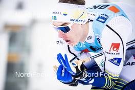 14.12.2019, Davos, Switzerland (SUI): Johan Haeggstroem (SWE) - FIS world cup cross-country, individual sprint, Davos (SUI). www.nordicfocus.com. © Modica/NordicFocus. Every downloaded picture is fee-liable.