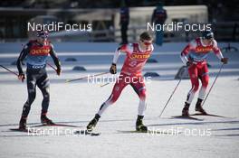 29.12.2019, Lenzerheide, Switzerland (SUI): Federico Pellegrino (ITA), Johannes Hoesflot Klaebo (NOR) - FIS world cup cross-country, tour de ski, individual sprint, Lenzerheide (SUI). www.nordicfocus.com. © Modica/NordicFocus. Every downloaded picture is fee-liable.