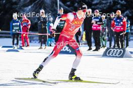 29.12.2019, Lenzerheide, Switzerland (SUI): Johannes Hoesflot Klaebo (NOR) - FIS world cup cross-country, tour de ski, individual sprint, Lenzerheide (SUI). www.nordicfocus.com. © Modica/NordicFocus. Every downloaded picture is fee-liable.