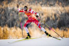 29.12.2019, Lenzerheide, Switzerland (SUI): Johannes Hoesflot Klaebo (NOR) - FIS world cup cross-country, tour de ski, individual sprint, Lenzerheide (SUI). www.nordicfocus.com. © Modica/NordicFocus. Every downloaded picture is fee-liable.