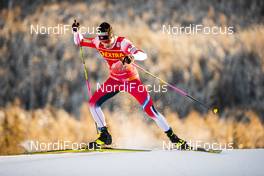 29.12.2019, Lenzerheide, Switzerland (SUI): Johannes Hoesflot Klaebo (NOR) - FIS world cup cross-country, tour de ski, individual sprint, Lenzerheide (SUI). www.nordicfocus.com. © Modica/NordicFocus. Every downloaded picture is fee-liable.