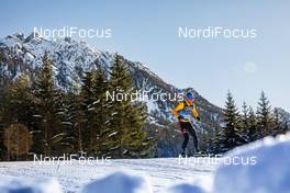 31.12.2019, Toblach, Italy (ITA): Jonas Dobler (GER) - FIS world cup cross-country, tour de ski, 10km women, Toblach (ITA). www.nordicfocus.com. © Modica/NordicFocus. Every downloaded picture is fee-liable.