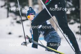 30.12.2019, Toblach, Italy (ITA): Sadie Maubet Bjornsen (USA) - FIS world cup cross-country, tour de ski, training, Toblach (ITA). www.nordicfocus.com. © Modica/NordicFocus. Every downloaded picture is fee-liable.