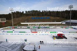 25.02.2020, Minsk-Raubichi, Belarus (BLR): Event Feature: The venue is getting ready for the IBU Open European Championships - IBU Open European Championships Biathlon, training, Minsk-Raubichi (BLR). www.nordicfocus.com. © Manzoni/NordicFocus. Every downloaded picture is fee-liable.