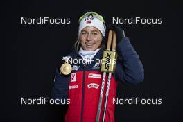 13.02.2020, Antholz, Italy (ITA): Tiril Eckhoff (NOR) - IBU World Championships Biathlon, medals, Antholz (ITA). www.nordicfocus.com. © Manzoni/NordicFocus. Every downloaded picture is fee-liable.